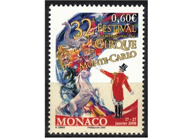 MONACO 2007 Festival Internazionale del Circo MNH**