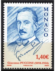MONACO 2007 Giacomo Puccini MNH**