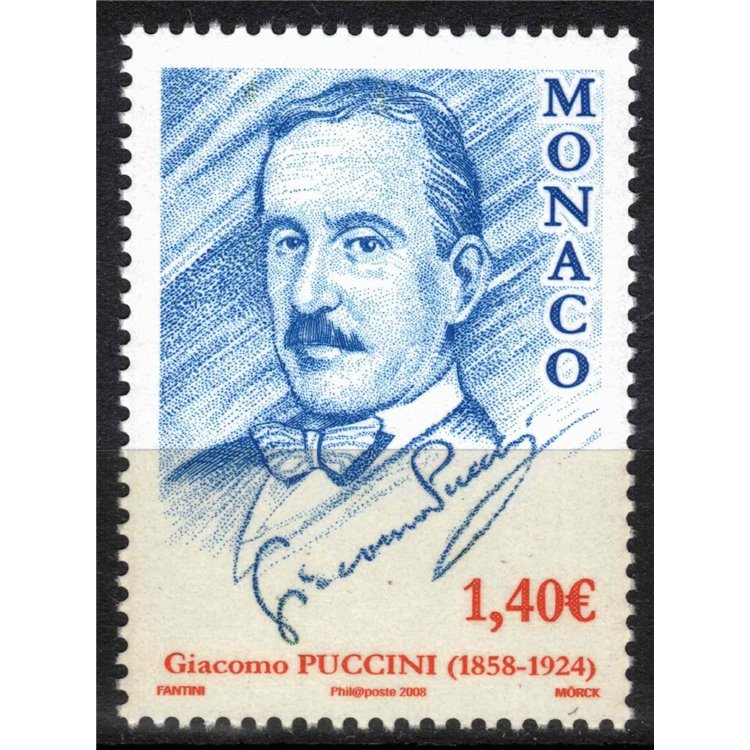MONACO 2007 Giacomo Puccini MNH**