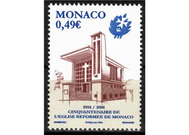 MONACO 2008 Church Reformation MNH**