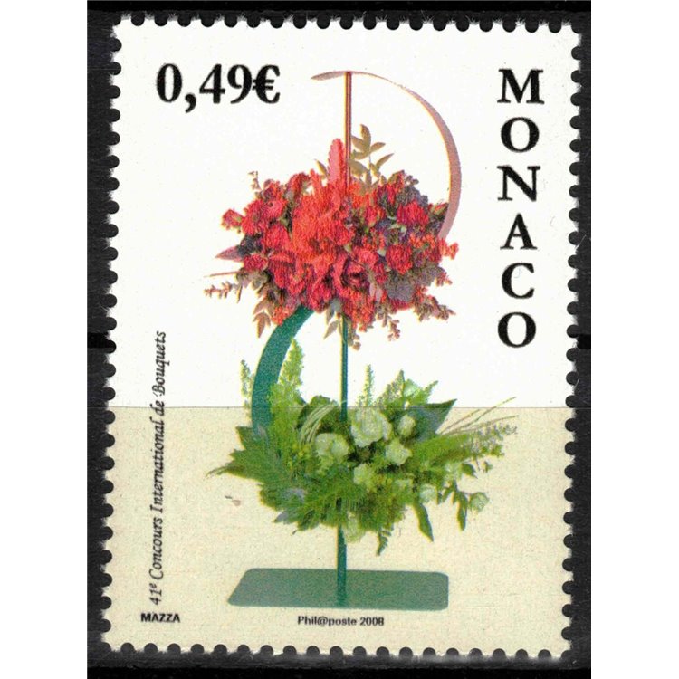 MONACO 2008 Composizione floreale MNH**