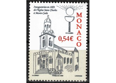 MONACO 2008 Church of St. Charles MNH**