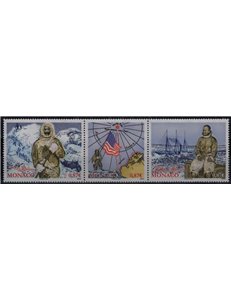 MONACO 2008 Polar Expedition 3v MNH**
