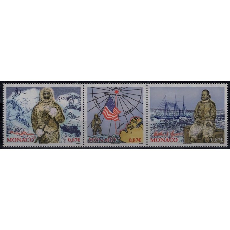 MONACO 2008 Spedizione polare 3v MNH**
