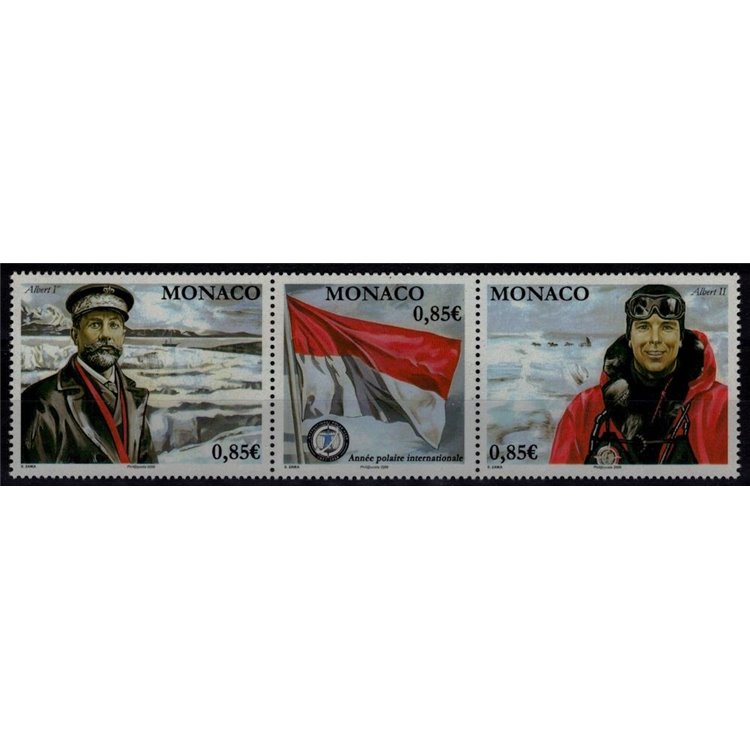 MONACO 2008 International Polar Year 3v MNH**