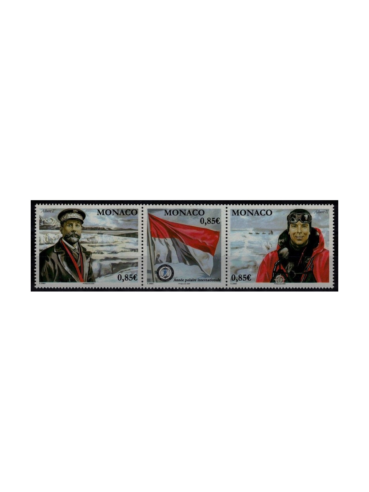 MONACO 2008 Anno Polare Internazionale 3v MNH**