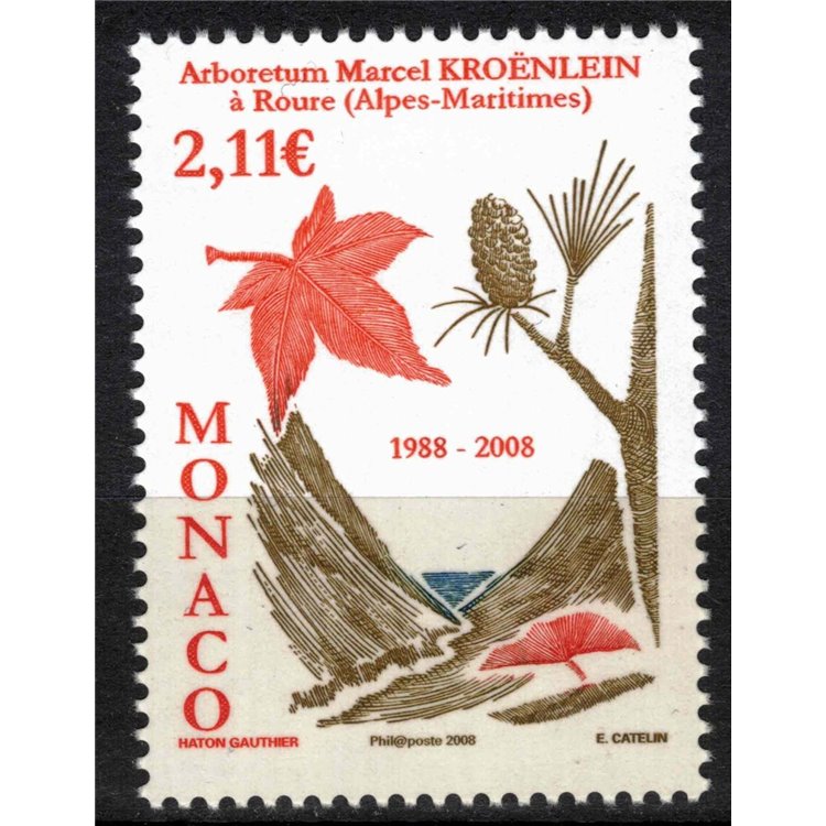 MONACO 2008 Arboretum Marcel Kroenlein di Roure MNH**