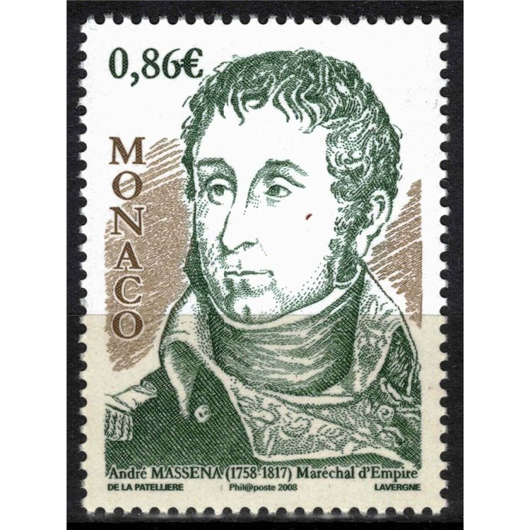 MONACO 2008 André Massena MNH**