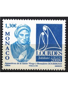 MONACO 2008 Madonna di Lourdes MNH**
