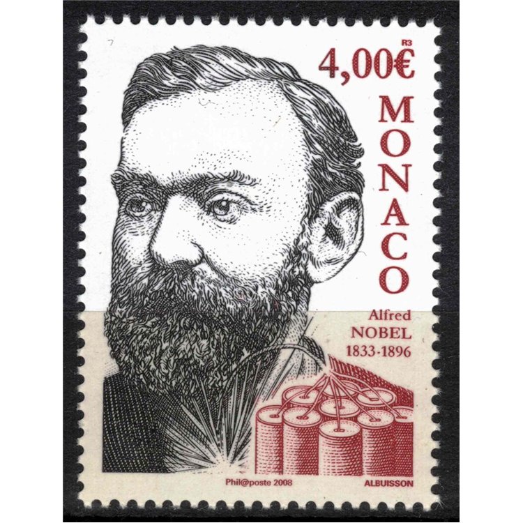 MONACO 2008 Alfred Nobel MNH**