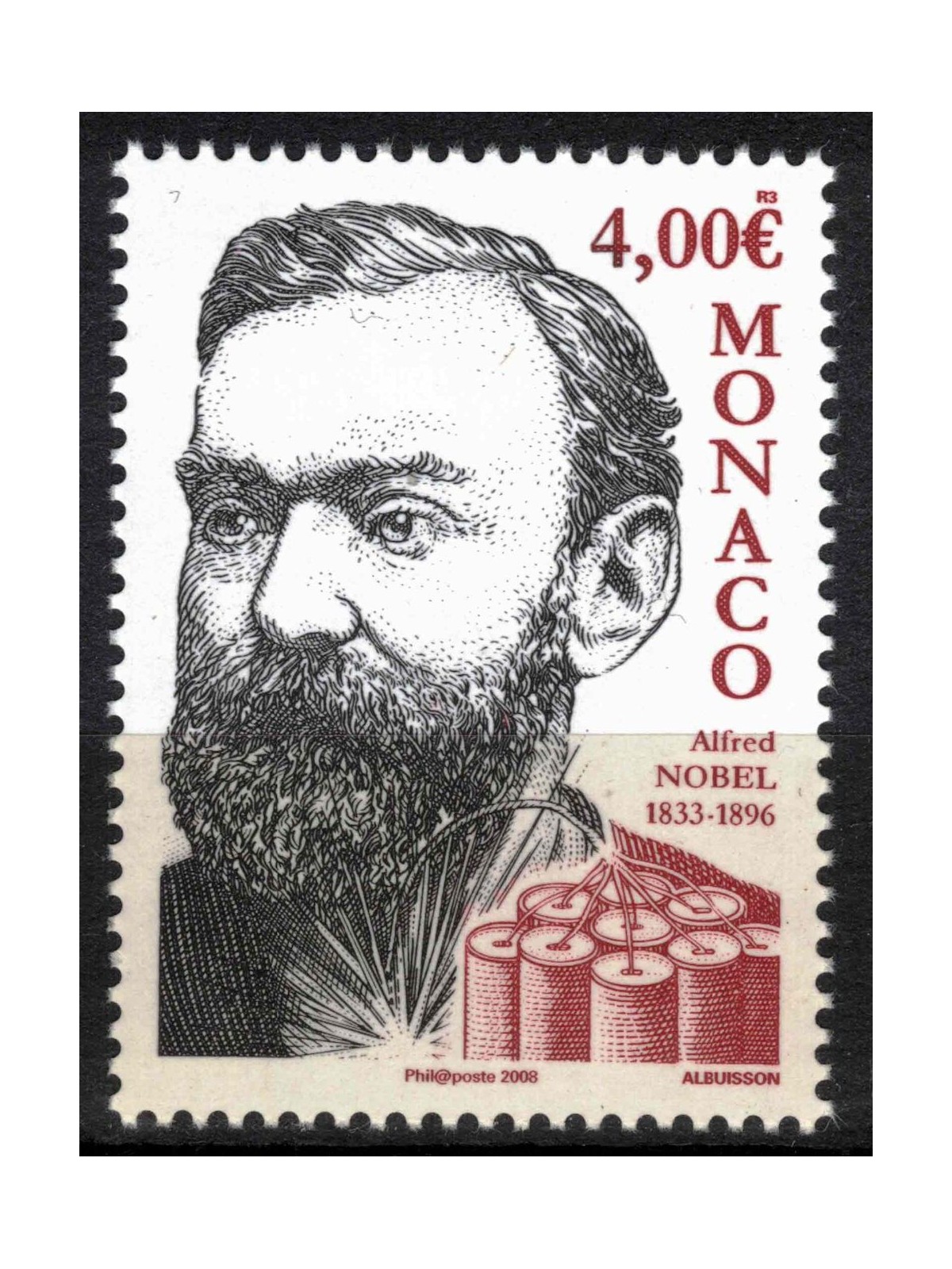 MONACO 2008 Alfred Nobel MNH**