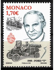 MONACO 2008 Centenario della Ford T MNH**