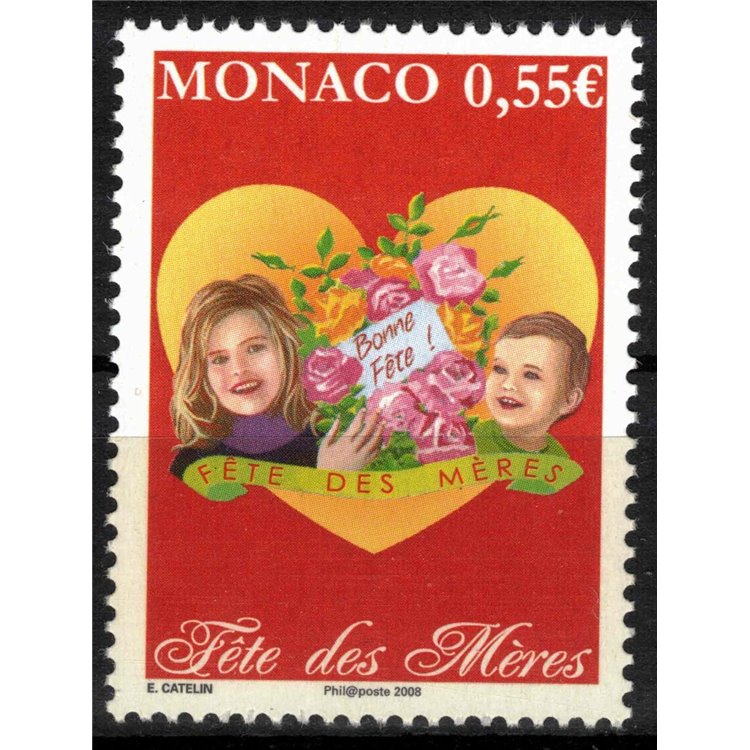 MONACO 2008 Mother's Day MNH**
