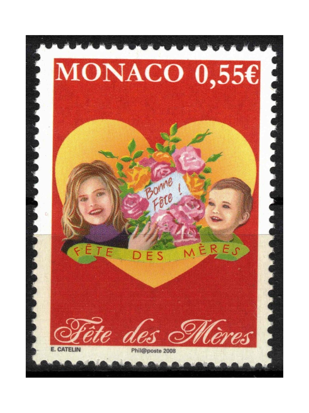MONACO 2008 Mother's Day MNH**