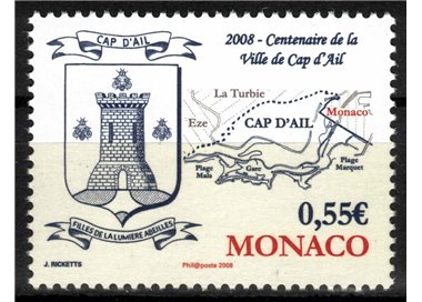 MONACO 2008 Città di Cap d'Ail MNH**