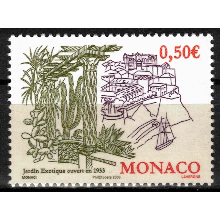 MONACO 2008 Exotic Garden MNH**