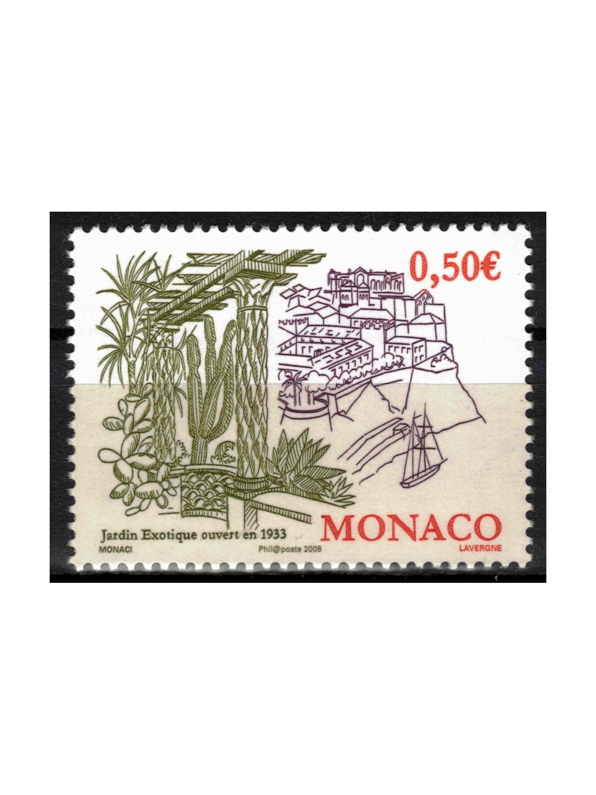 MONACO 2008 Giardino esotico MNH**