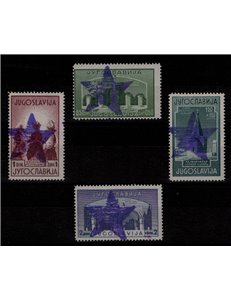 MONTENEGRO 1943-44 Partigiani di Ivangrad (CEI 50/53) 4v MNH** © (V)