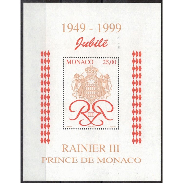 MONACO 1998 Principe Ranieri III BF MNH**