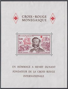MONACO 1978 Monegasque Red Cross s/s MNH**