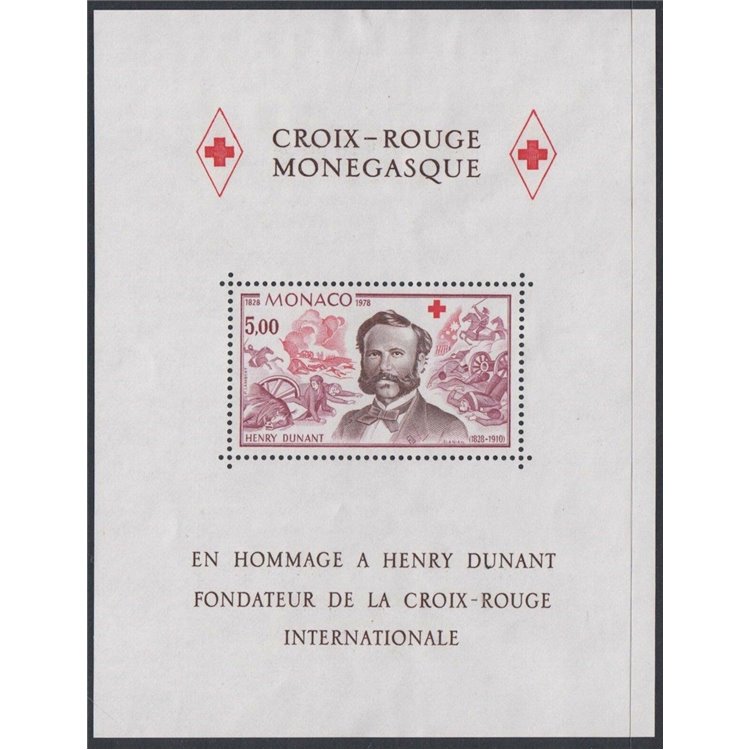 MONACO 1978 Croce Rossa Monegasca BF MNH**