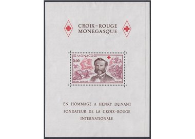 MONACO 1978 Monegasque Red Cross s/s MNH**