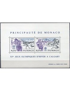 MONACO 1988 Giochi Olimpici Invernali BF MNH**
