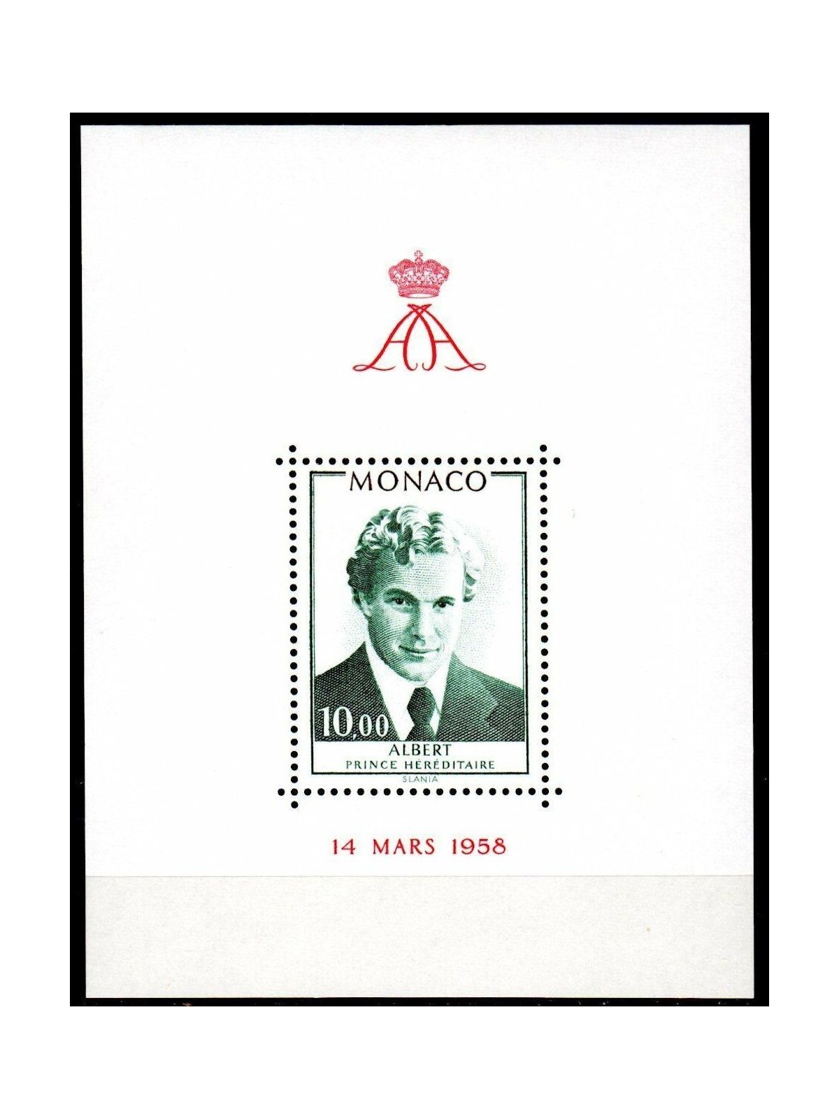 MONACO 1979 Birthday of Prince Albert s/s MNH**