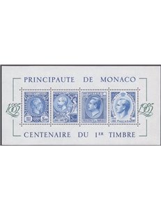MONACO 1985 Centenary of the first stamp s/s MNH**