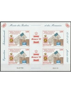 MONACO 1999 Philatelic Exhibition (imperforate) m/s MNH**