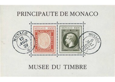 MONACO 1992 Creazione del Museo Postale BF MNH**