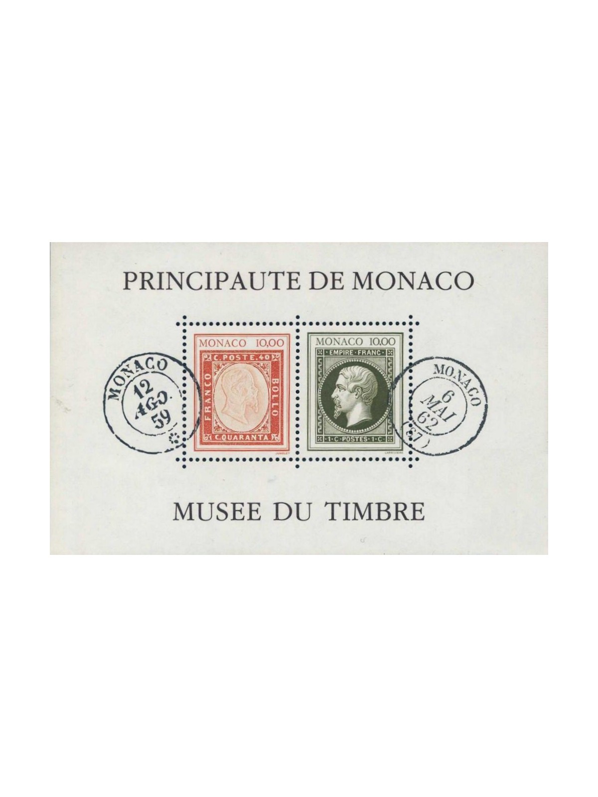 MONACO 1992 Creation of the Postal Museum s/s MNH**