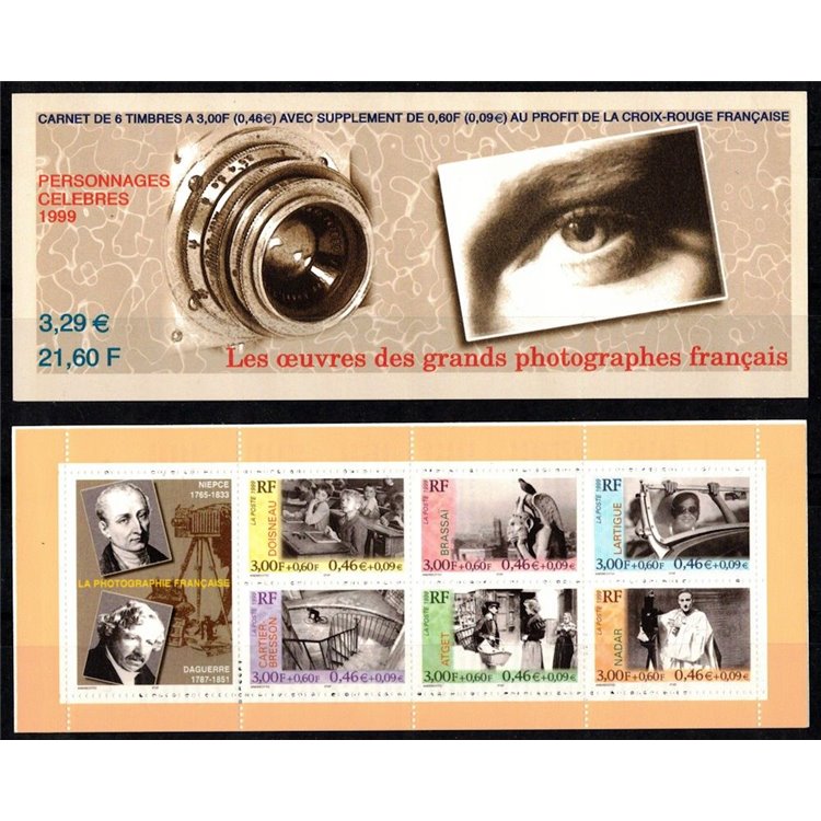 FRANCE 1999 Famous people, photographers booklet MNH**