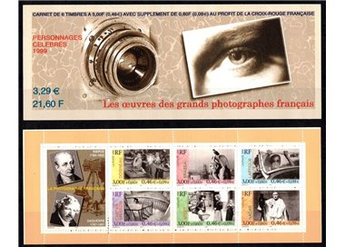 FRANCE 1999 Famous people, photographers booklet MNH**