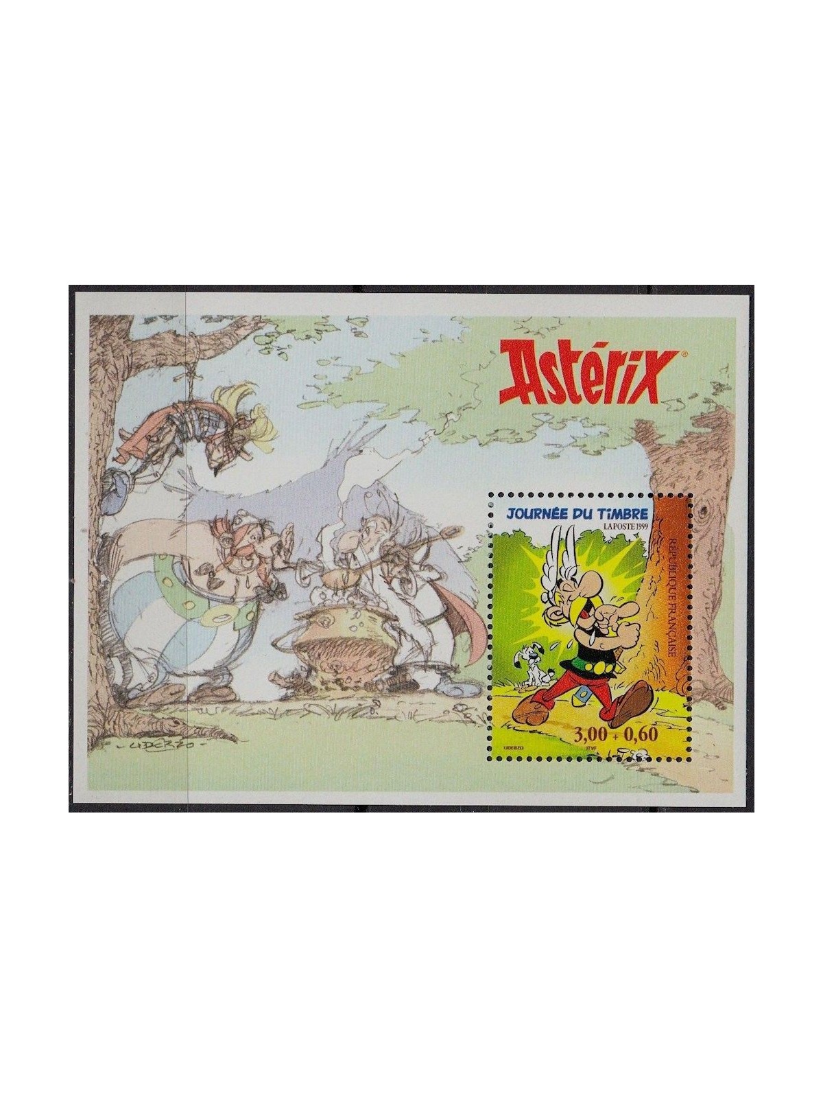 FRANCE 1999 Stamp Day (Asterix) s/s MNH**