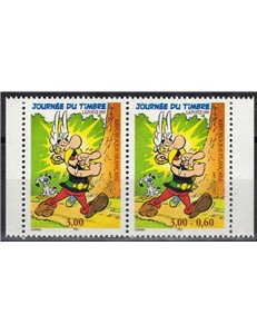 FRANCE 1999 Stamp Day (Asterix) from booklet 2v MNH**