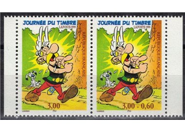 FRANCE 1999 Stamp Day (Asterix) from booklet 2v MNH**