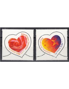 FRANCE 1999 Greeting stamps 2v MNH**