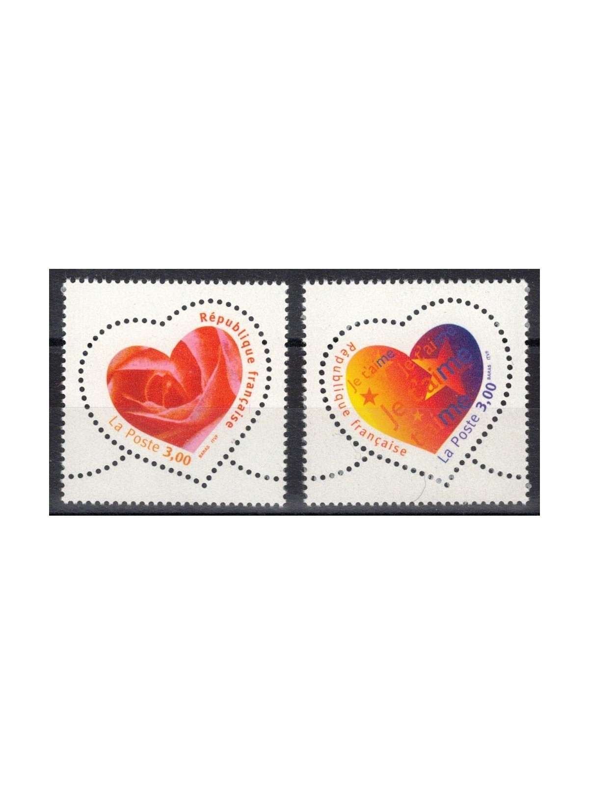 FRANCE 1999 Greeting stamps 2v MNH**