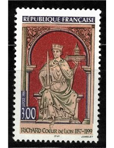 FRANCIA 1999 Re Riccardo Cuor di Leone MNH**