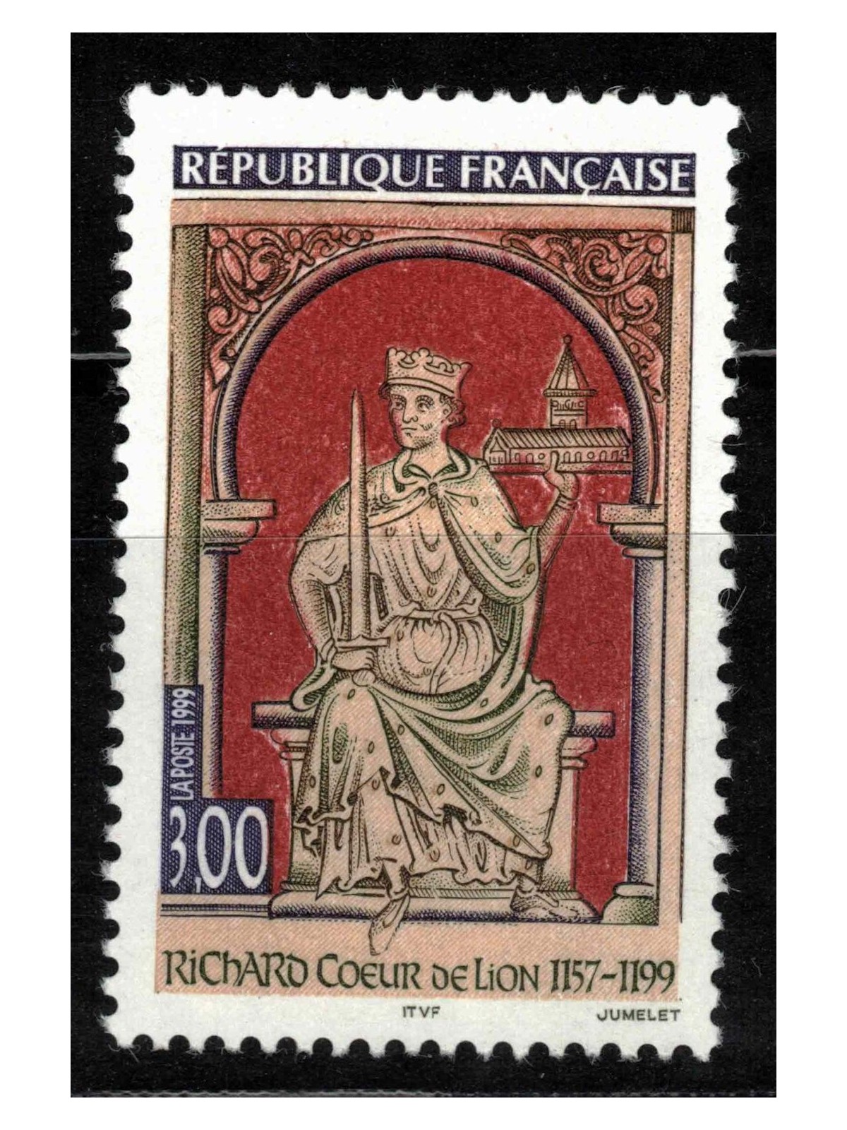 FRANCE 1999 King Richard the Lionheart MNH**