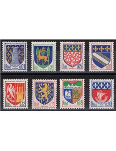 FRANCIA 1962-65 Stemmi di Città (4ª serie) 8v MNH**
