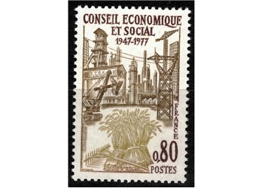 FRANCIA 1977 Consiglio Economico e Sociale MNH**