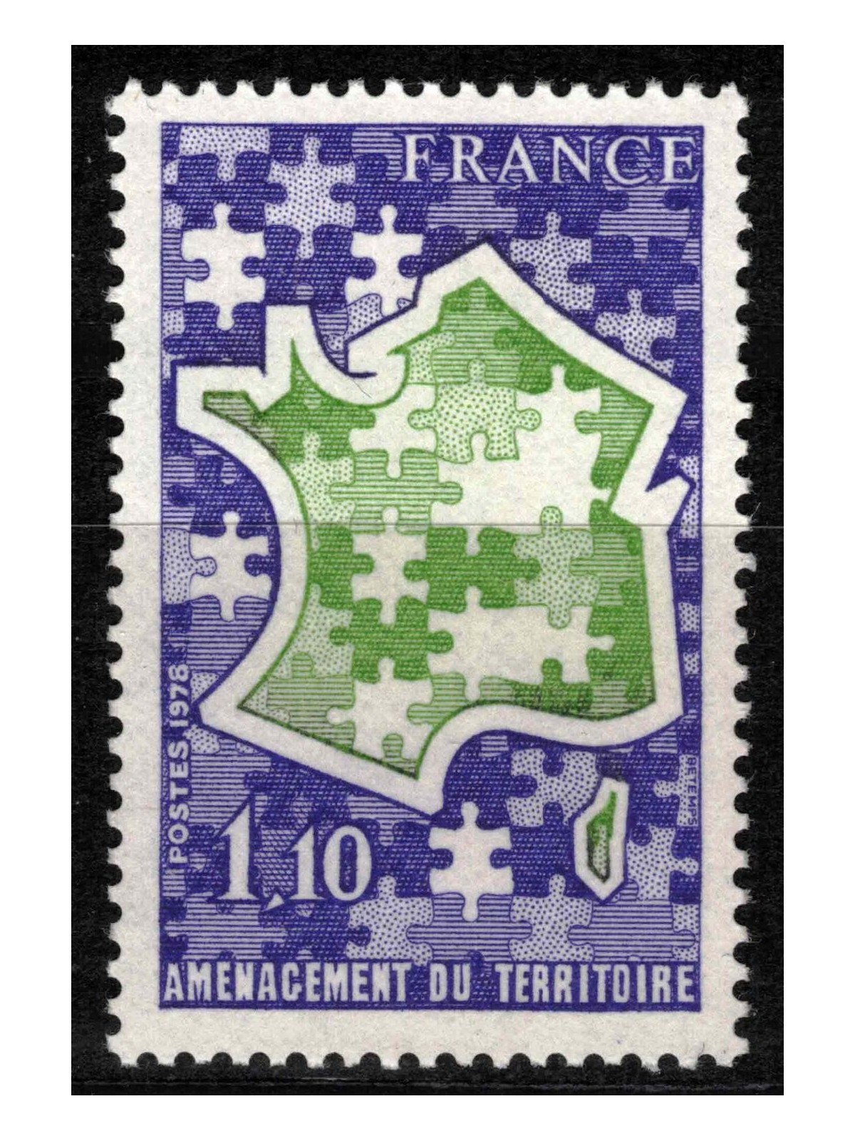 FRANCE 1978 Regional Planning (DATAR) MNH**