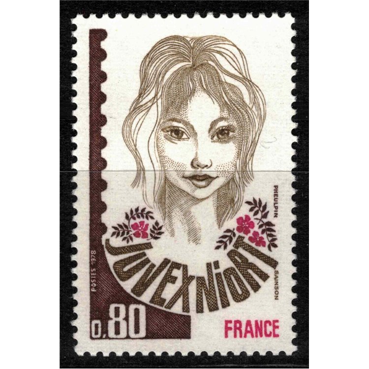 FRANCIA 1978 Esposizione filatelica della gioventù MNH**