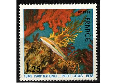 FRANCE 1978 Nature Protection (Fish) MNH**