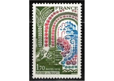 FRANCIA 1978 La Francia in fiore MNH**