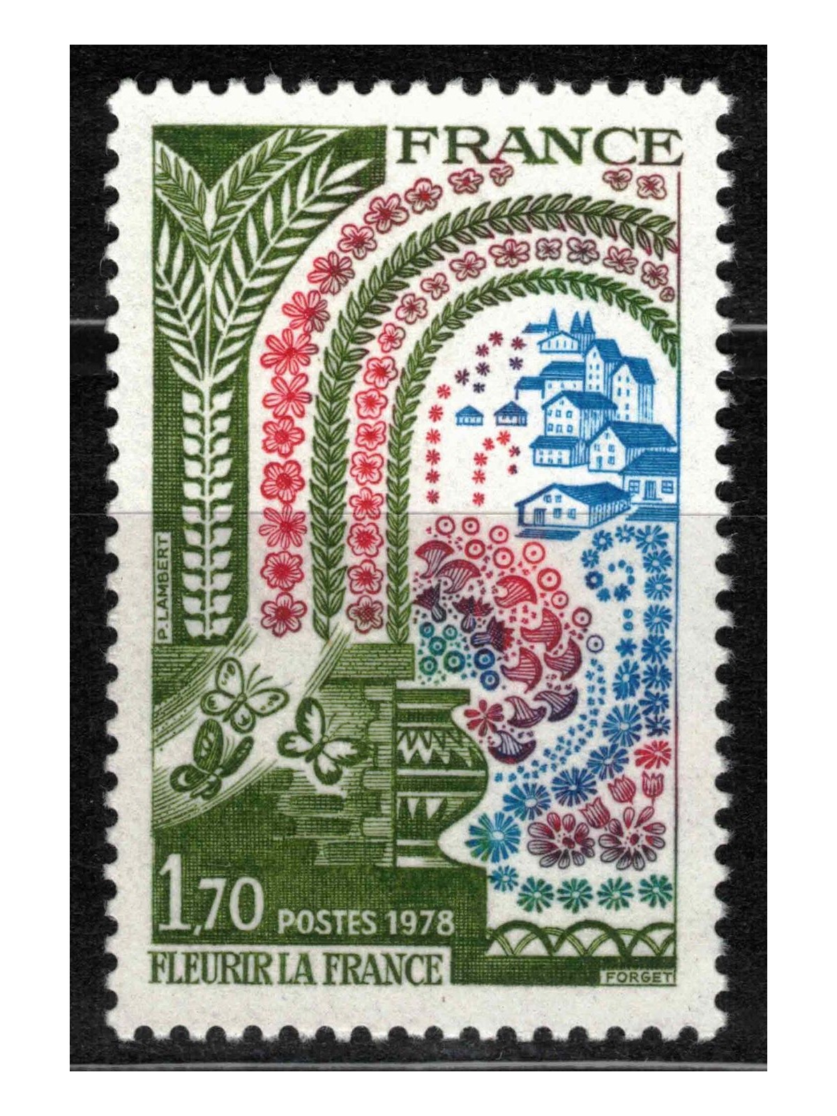FRANCE 1978 France in Bloom MNH**
