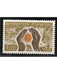FRANCIA 1978 Economia d'energia MNH**