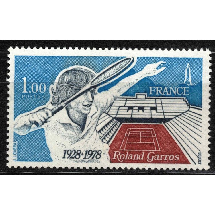 FRANCE 1978 Roland Garros MNH**